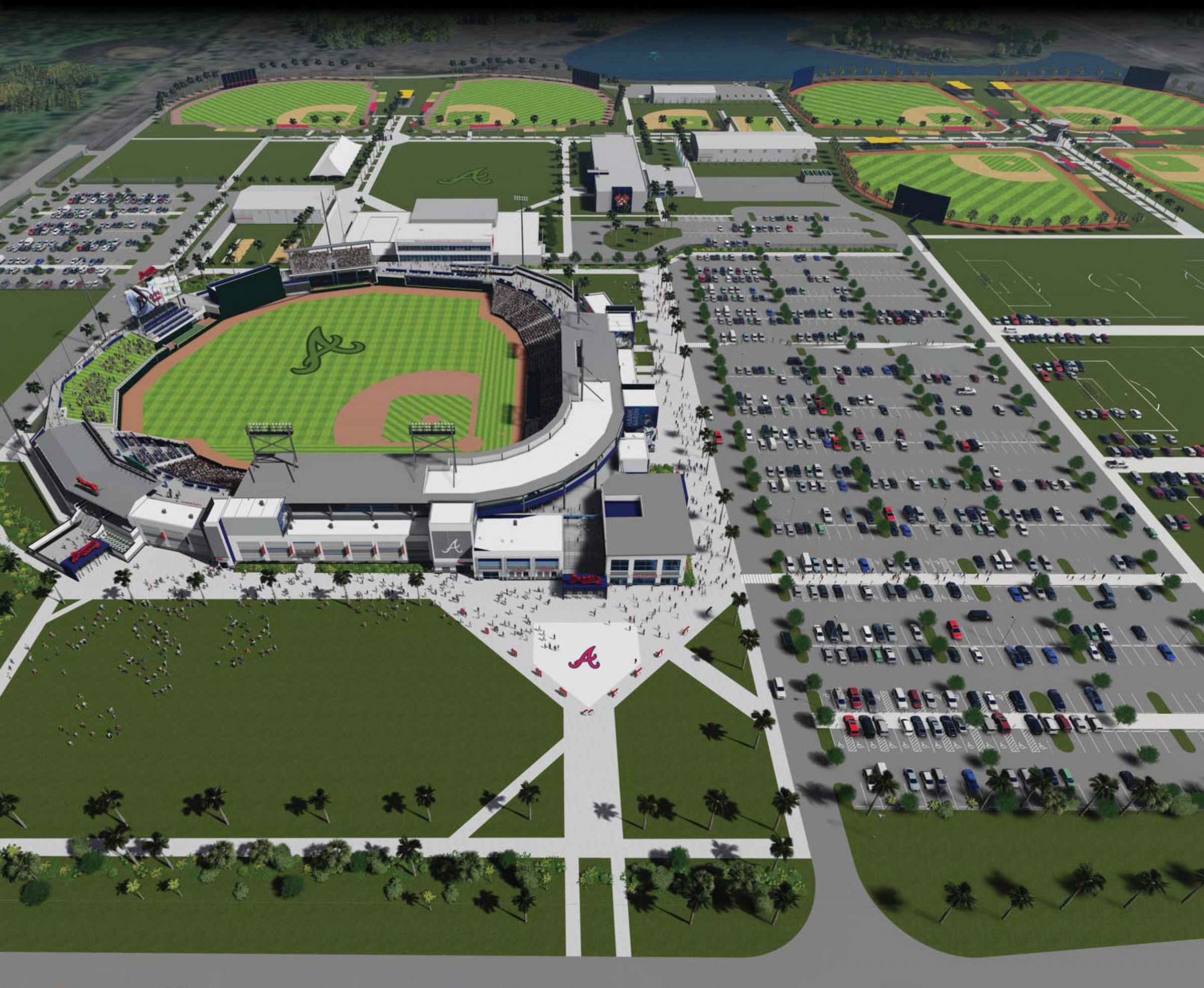 Atlanta Braves Spring Training Complex Tandem Construction
